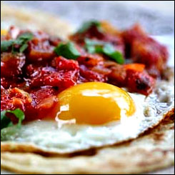 Thumbnail image for Recipe: Huevos? Racheros… Saweeet!