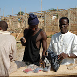  &ndash; Workers with Pa Foday at Nazareth House School, Kabala, December 14, 2007......© 2007 NHA photos