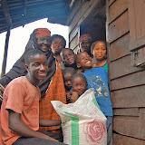  &ndash; Family receiving rice from Nazareth House for Christmas.......© 2007 NHA photos