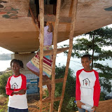  &ndash; Adama leads the way up the bridge, Jan 17, 2008 ......© 2008 NHA Photo.