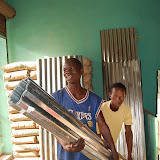 &ndash; Buying Zinc sheets for roof repair, Robarrie Village, March 2008.....© 2008 NHA photos