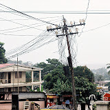  &ndash; Electrical wires outside of St. Laurence House (James B. Mansaray, photographer)