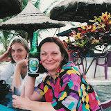  &ndash; Vicki Hicks with Star Beer in Ghana 2002