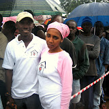  &ndash; James and Kadijah wait in line to vote. ...Election Day 11 August 2007, Freetown, Sierra Leone.... © 2007NHA photographs/JBM