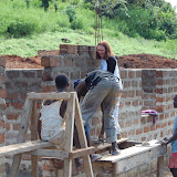  &ndash; Vicki Hicks preparing to assist in building school -- Sept 2007.......© 2007 NHA photos