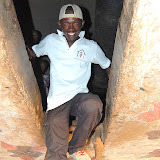  &ndash; James looks down from the bridge home towards the ground.......© 2007 NHA photos