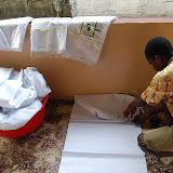  &ndash; next it is laid out...Nazareth House Media Photos, July 2008