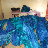  &ndash; Dried and dyed uniform material scatters about St. Laurence House....Nazareth House Media Photos, July 2008