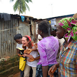  &ndash; .....© 2008 NHA photos, giving out supplies at Kroo Bay