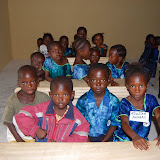  &ndash; Students begin first day in building of Kabala School...© 2008 September Nazareth House Apostolate Media, James B. Mansaray, photographer.