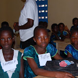  &ndash; Students begin first day in building of Kabala School...© 2008 September Nazareth House Apostolate Media, James B. Mansaray, photographer.