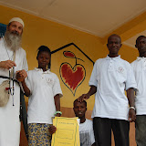  &ndash; Fr. Seraphim and teachers of Kabala School...© 2008 September Nazareth House Apostolate Media, James B. Mansaray, photographer.