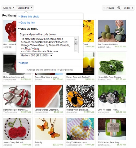 Grabbing a public photo from Flickr Grabbing a public photo from Flickr