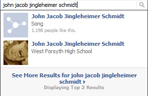 Finding John Jacob Jingleheimer Schmidt