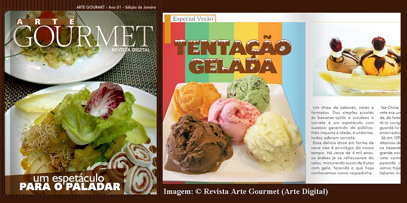 Revista Digital de Gastronomia Arte Gourmet Culinária