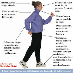 Como caminhar corretamente