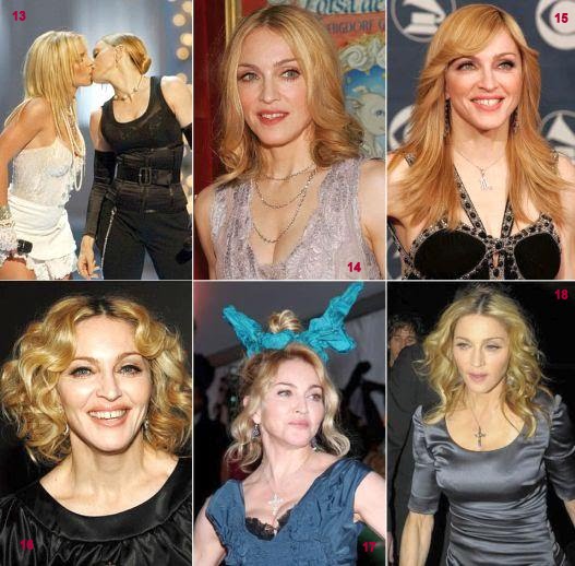 Cabelos da Madonna