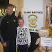 Clach Manager Ian Polworth and his daughter Ellie try to win the Teddy.JPG