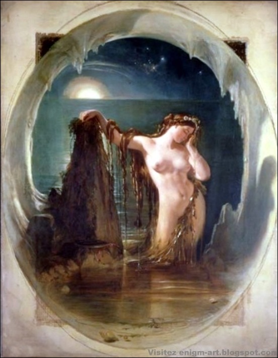 Maclise, L'origine de la harpe, 1842 Maclise, L'origine de la harpe, 1842