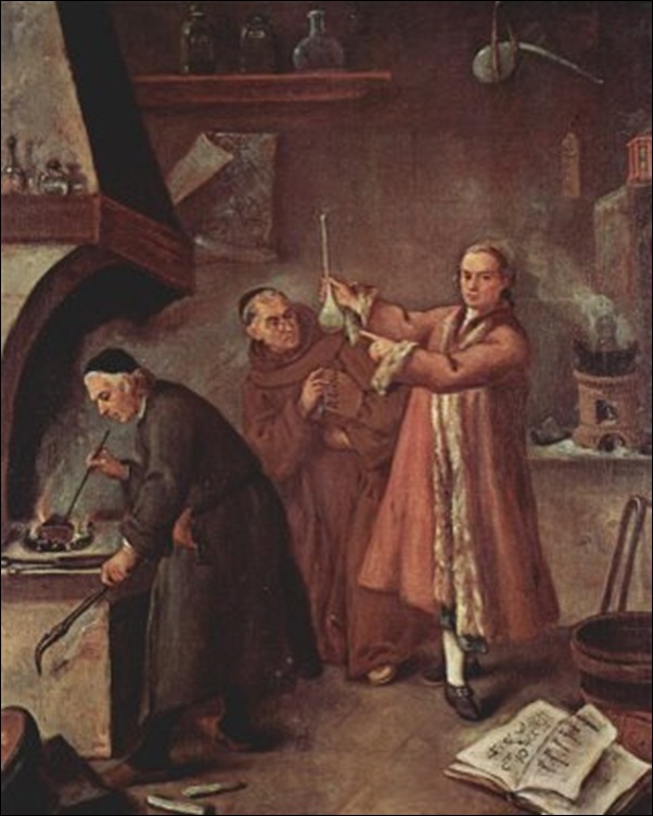 Pietro_Longhi, L'alchimiste