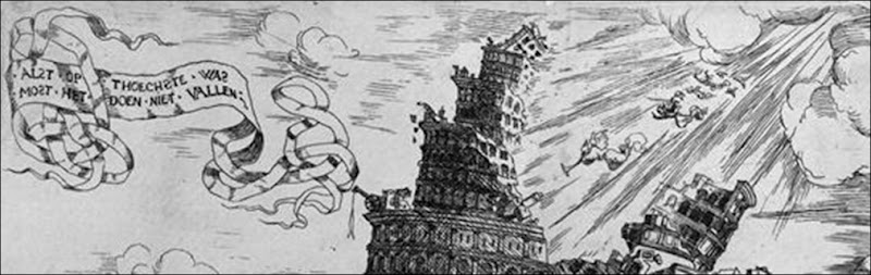 Cornelis Anthonisz La destruction de la Tour de Babel (1)