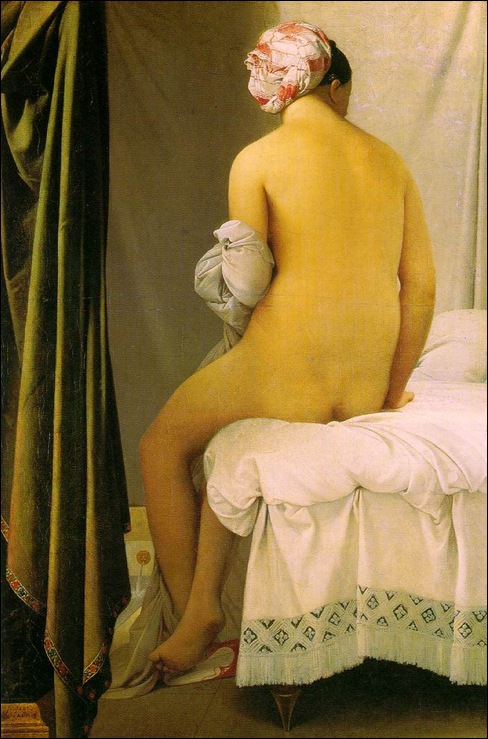 Ingres, La baigneuse de Valpinçon 1808 Ingres, La baigneuse de Valpinçon 1808