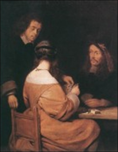 Gerard Ter Borch, Joueurs de cartes