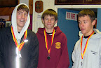 Bradley, Jack and Adam - U17 Men Team Silver