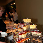 Dessert stations filled with sweets