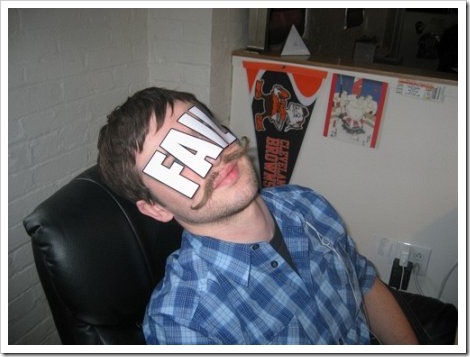 Funny Man Sleeping