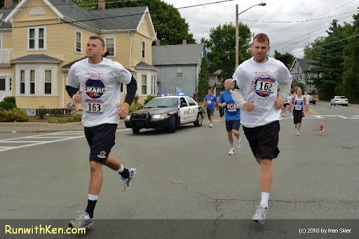 Runners at the 2010 Emarc 5K in Melrose, MA. (see more race photos at runwithKen.com)