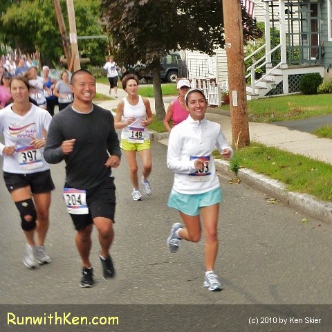 Runners at the 2010 Emarc 5K in Melrose, MA. (see more race photos at runwithKen.com)
