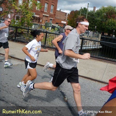 Runners at the 2010 Jack Kerouac 5K in Lowell, MA. (see more race photos at runwithKen.com)