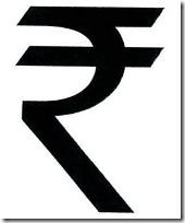New Indian Rupee symbol