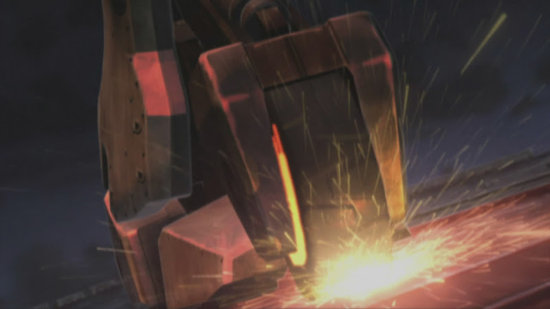 Macross Zero, Episode 3: Destroid Cheyenne rear wheel