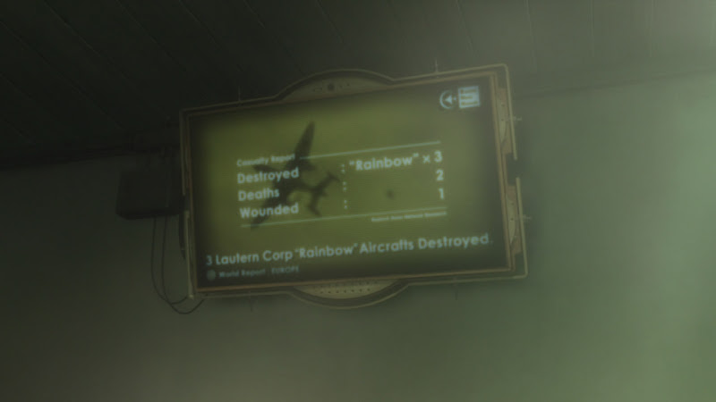 The Sky Crawlers: Monochrome flat panel display The Sky Crawlers: Monochrome flat panel display