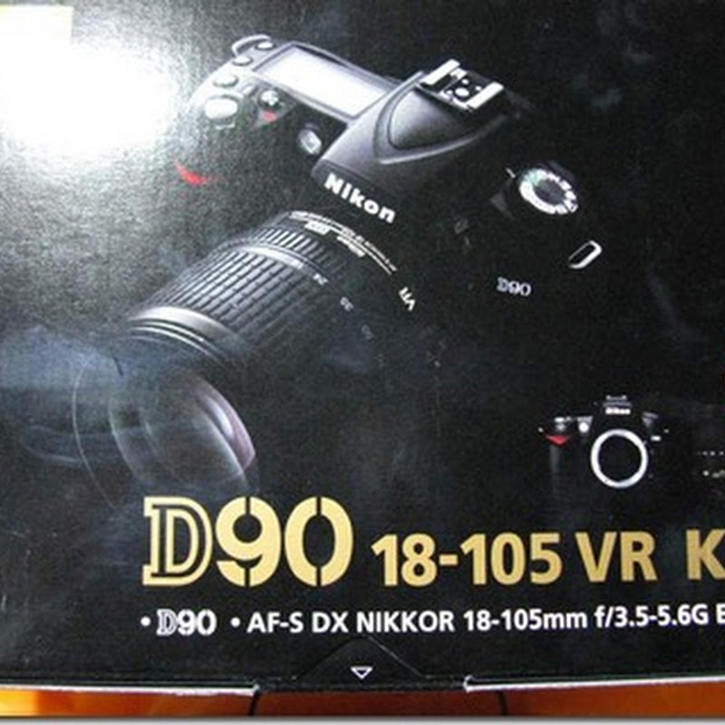 純開箱! Nikon D90 18-105 VR Kit入手