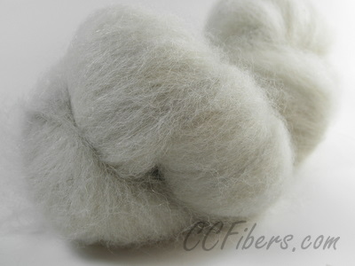 Natural Cream Alpaca Spinning Batts