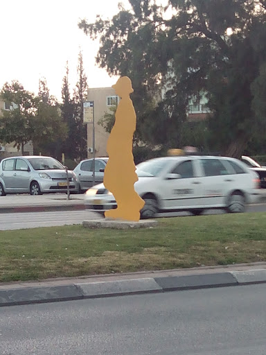Yellow Walking Man
