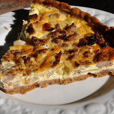 Sweet and Savory Holiday Breakfast Tart