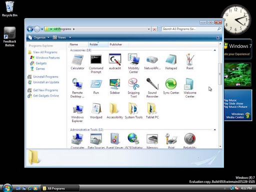 19%20windows7%20screenshoots Windows 7 Screenshoots