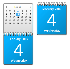 Windows 7 Calander Gadget