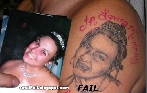 tattoos gone bad. a tattoo gone wrong.