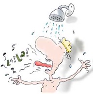 hot shower