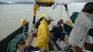 Tag 2: Es regnet im Gatun-See.