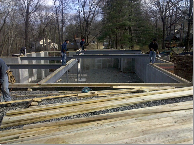basement steel beams