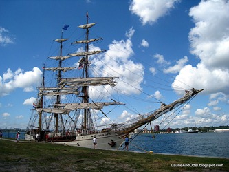 Europa at dock