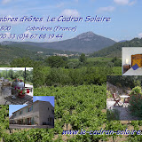 Chambres d'h&ocirc;tes Le Cadran Solaire &agrave; Cabri&egrave;res H&eacute;rault Languedoc Sud de France G&icirc;tes de France-H&eacute;rault 3 &eacute;pis Ecog&icirc;te Label Environnemental Clef Verte