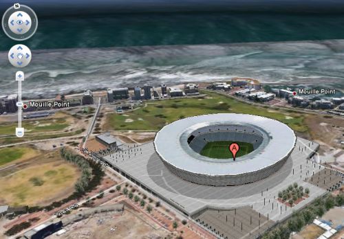 Cape Town Stadium - click to see aerial photo