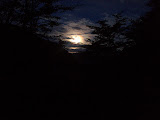This is the moonrise over Patagonia as seen from El Chalten.  I took 16 shots, and this turned out the best of all.